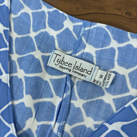 Tybee Island Clothing Womens Swimsuit Coverup Tunic 3/4 sleeve Size Medium Rayon - Picture 6 of 7